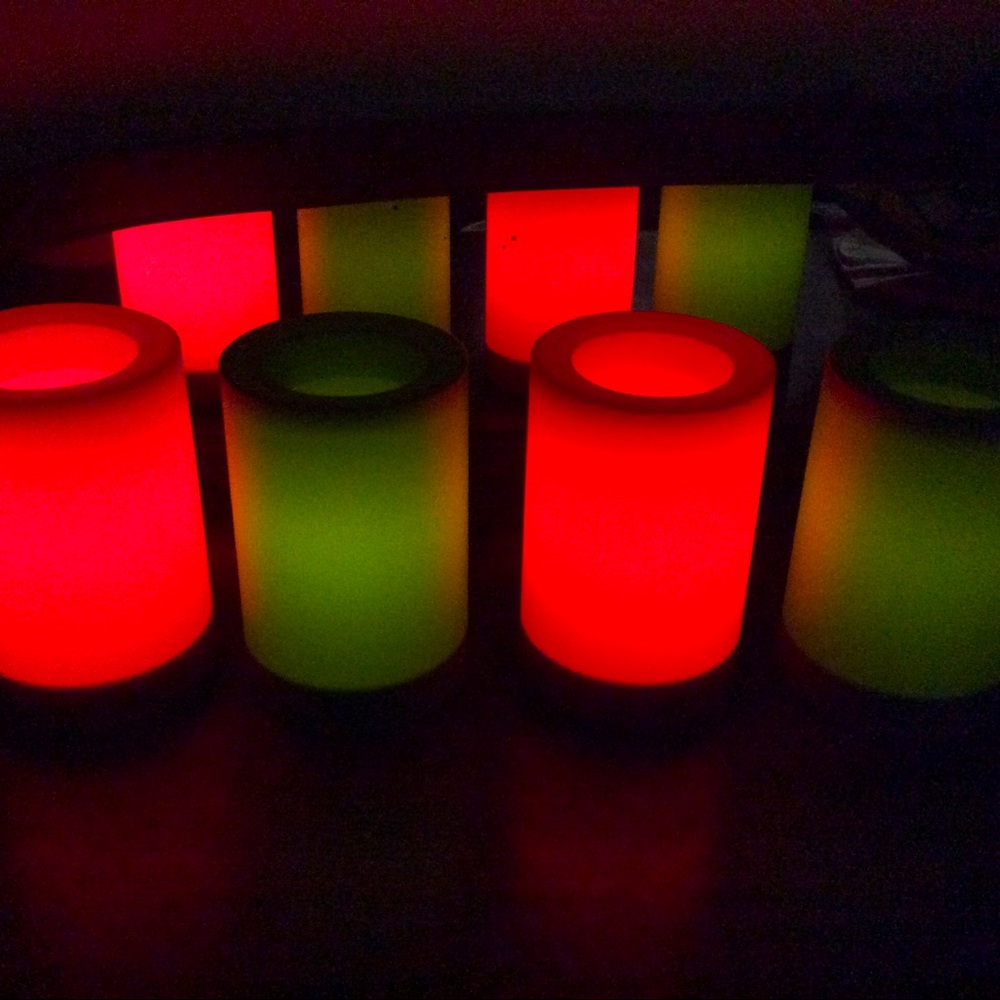 Large Flameless LED programmable candles